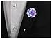 Landisun Handmade Flower Lapel Pin Boutonniere for Suits Dress (4 Pcs,Style 40)