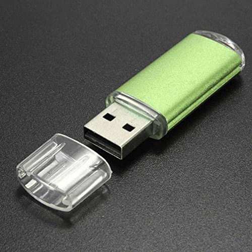Mchoice 2GB USB 2.0 Metal Flash Memory Stick Storage Thumb U Disk (Green) - Thumbnail 3