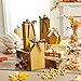 Brother P-touch Embellish Gold Print on Black Satin Ribbon TZER334 - ~½” Wide x 13.1’ Long for use with P-touch Embellish Ribbon & Tape Printer