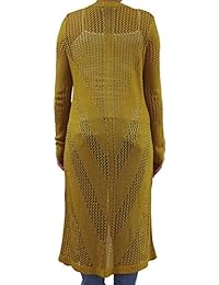 Serendipity Mujer Malla Y Chevron manga larga abierta Duster Cárdigan