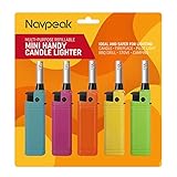 Navpeak Mini Candle Lighter Handy Refillable for
