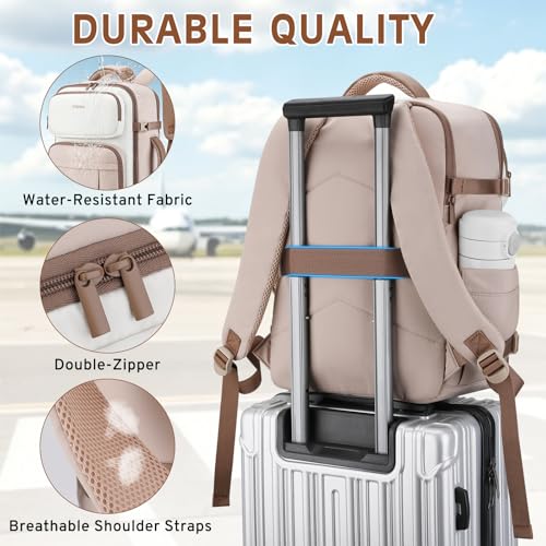 ETRONIK for Ryanair Cabin Bag 40x30x20 Underseat，24L Rucksack can Serve as 15.6 Inch Laptop Bag, Water Resistant Carry-On Hand Luggage Bag for Backpacks Travel, Airline Approved for Easyjet
