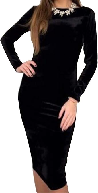 vintage long sleeve midi dress