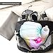 Malencutie Ergonomic Diaper Bag Backpack Water Resistant Multi Pocket with Baby Wipe Refill Container