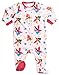 Leveret Little Baby Girls Fleece Footed Sleeper Pajama Onsie (Size 6 Months-5 Toddler)