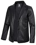 Blingsoul Leather Blazer Men | [1114197] Surrey