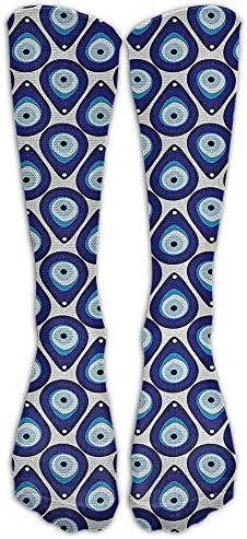 Water Drops Inspired Youth Soccer Socks Fasoar Teens Knee High Football Socks Long Striped Rugby Tube Socks