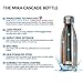 MIRA 12 oz Insulated Water Bottle - Slim Stainless Steel Cola Shape Thermos - Double Wall Hot & Cold Flask (24Hr Cold/12Hr Hot) - Lemon Yellow