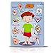 Wooden Peg Puzzle, My Body - Outside - Learning Educational Pegged Puzzle for Toddler & Kids (10 pcs) Gleeporte