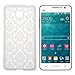 Samsung Galaxy Grand Prime Case, Voberry®Damask Hard Case Cover For Samsung Galaxy Grand Prime G530H G5308 (Silver)