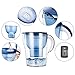 Hskyhan Alkaline Water Pitcher - 3.5 Liters Improve PH, 2 Filters Included, 7 Stage Filteration System To Purify, Blue