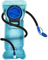 Miracol Hydration Bladder 2 Liter 70 oz Water Reservoir - with Insulated Flow Tube for Hiking, Cycling, Climbing, Backpack