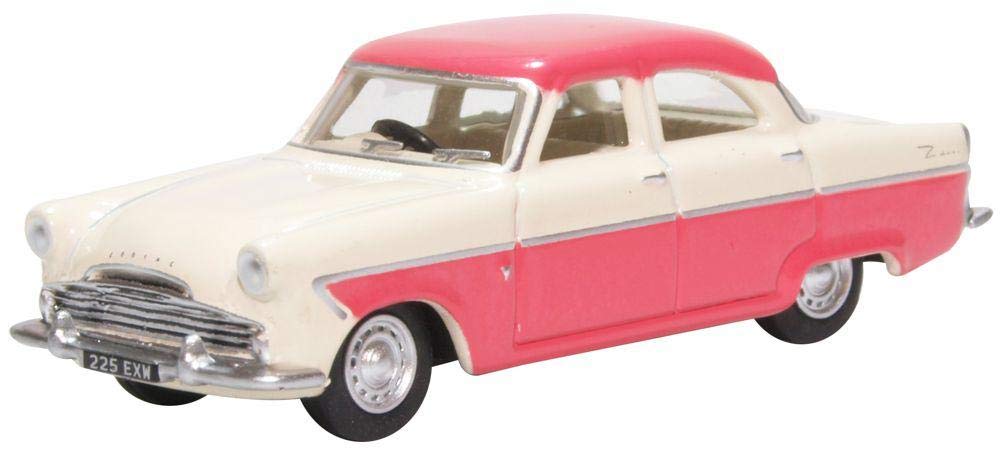 Oxford Diecast Ford Zodiac Mkii Ermine White And Pink