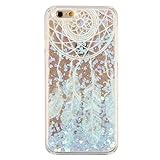 Urberry Iphone 5 Case,Running Glitter Cover, Dream-catcher Bling Glitter Case for iPhone 5/5S/SE with a Screen Protector