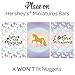 Magical Unicorn Party Favors - Mini Candy Bar Wrappers - 45 Stickers