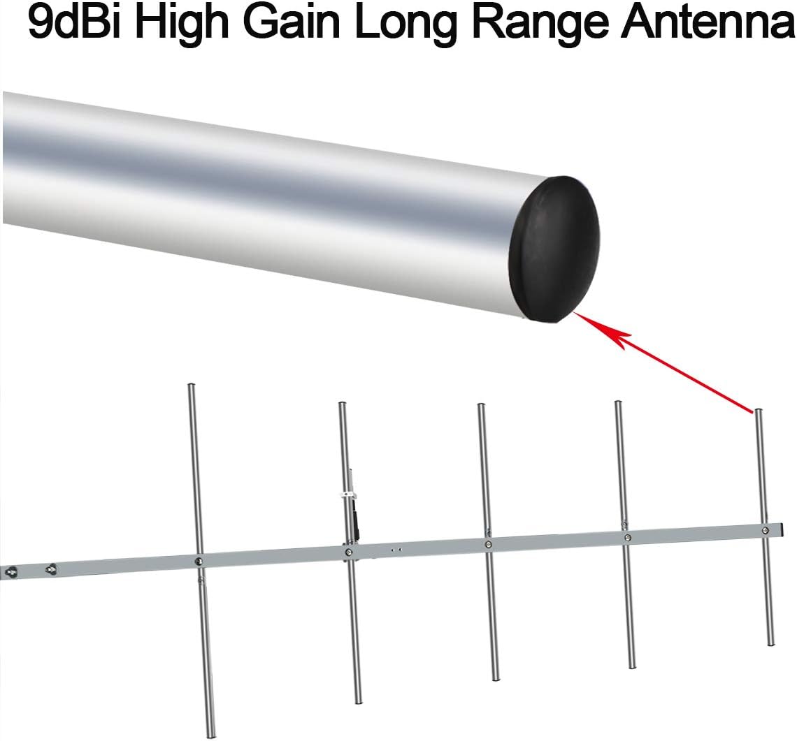 Ailunce AY03 Yagi Antenna UHF 400-470MHz Antenna 5 Elements 100W High Gain 9dBi Antenna for Mobile Radio Two-Way Radio Mobile Transceivers (1 Pack): Home Audio & Theater