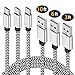 USB Type C Cable,3Pack Extra Long Google Pixel 3 Charger Cable,10Ft 6Ft 3Ft Samsung S9 Cable,Durable Braided Charging Cord for Samsung Galaxy S8 Note 9 8,Pixel 2XL,Moto G6,LG G5 G6
