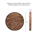 Wireless Charging Pad for iPhone X 8 Plus 8 Walnut Wood Hand-Made Qi 10W Fast Charge Wireless Charger Convertible for Samsung Galaxy Note 8 S8+ S8 S7 Edge S7 Note 5 Cellphones