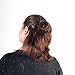 HairZing Classic Criss-Cross, Perfect for UpDos and Twists, Iridescent, Large