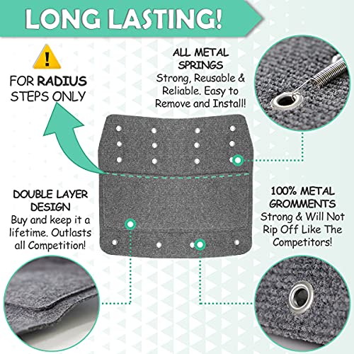 LATCH.IT RV Step Covers 3 Pack 22" Wide Camper Step Covers for Radius