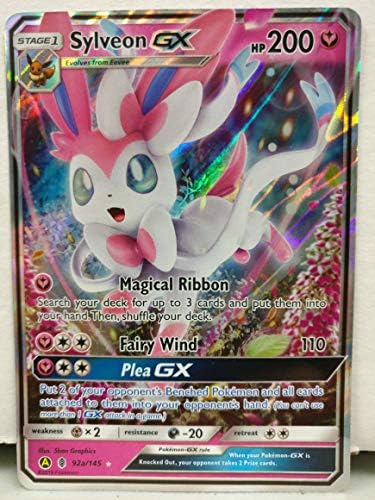 Pokemon Sylveon-GX 92a/145 Evolution Celebration Tin Alternate Art Tin Holo