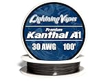 1 X Kanthal 30 Gauge AWG A1 Wire 100ft Roll .254mm , 8.36 Ohms/ft Resistance