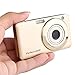 KINGEAR KG007 2.7 Inch TFT 5X Optical Zoom 15MP 1280x720 HD Anti-shake Smile Capture Digital Video Camera-Gold