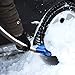 ORIENTOOLS Aluminum Lightweight Snow Shovel, 30 Inches Dismountable Garden/Sport/Snow Utility Shovel with Adjustable Length Handle Suitable for Car or Truck Storage (8