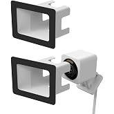 Teccle 2 Pack Angled Window Mount for Wyze Cam V4 Cam V3 | 20 Degrees Tilt Angle Through Windows Glass Surfaces Use Cam v4 and v3 , No Reflection , No-Drill