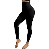 LIRASDIS High Waist Shapewear Leggings for Women Tummy Control Leggings Pants Ankle Length