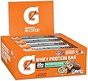 Gatorade Whey Protein Recover Bars, Mint Chocolate Crunch, 2.8 oz, 12 Count