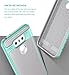 E LV Case for LG G6 - Hybrid Scratch Dust Proof Armor Defender Slim Shock-Absorption Bumper Case for LG G6 (2017) - [Grey/Mint]