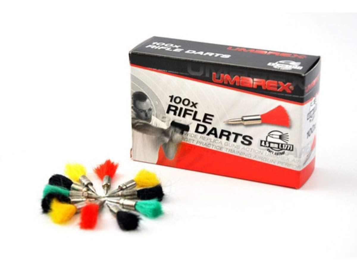 Umarex 0.177 Air Gun Darts Box of 100 Jeff Bibb Pouches & Horns