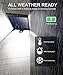 ZOOKKI 82 LED Solar Lights Outdoor, Solar Motion Sensor Lights with Wide Angle Waterproof Wall Light Wireless Solar Powered Security Lights for Garden Fence Deck Yard Garage Driveway 2 Pack