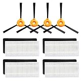 BettaWell Replacement Filter & Side Brush Accessory Kit Compatible with Ecovacs DEEBOT N79 N79S Robotic Vacuum Cleaner
