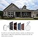 Wireless Doorbell Chime Kit, Mefoss Portable Modern Door Bell with 36 Extra Loud Chimes for Home, Office and Hotel, LED Indicator on Both Receiver and Push Button Transmitter