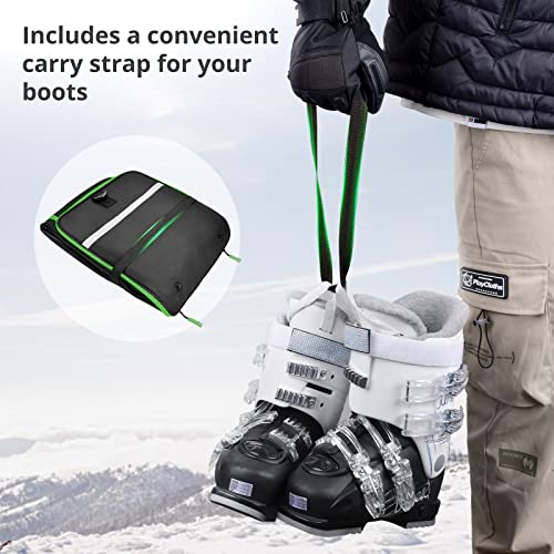 Extremus Domo 50L Ski Boot Bag,Neon Green Pricepulse