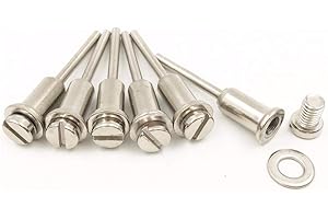 Driak 6PC 1/8" Shank Screw Mandrel Cut-off Wheel Holder for High Speed Cutting Wheels Fit Dremel rotary tool