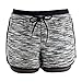 RIBOOM Women Workout Running Shorts 2 in 1 Active Yoga Gym Sport Shorts with Pockets