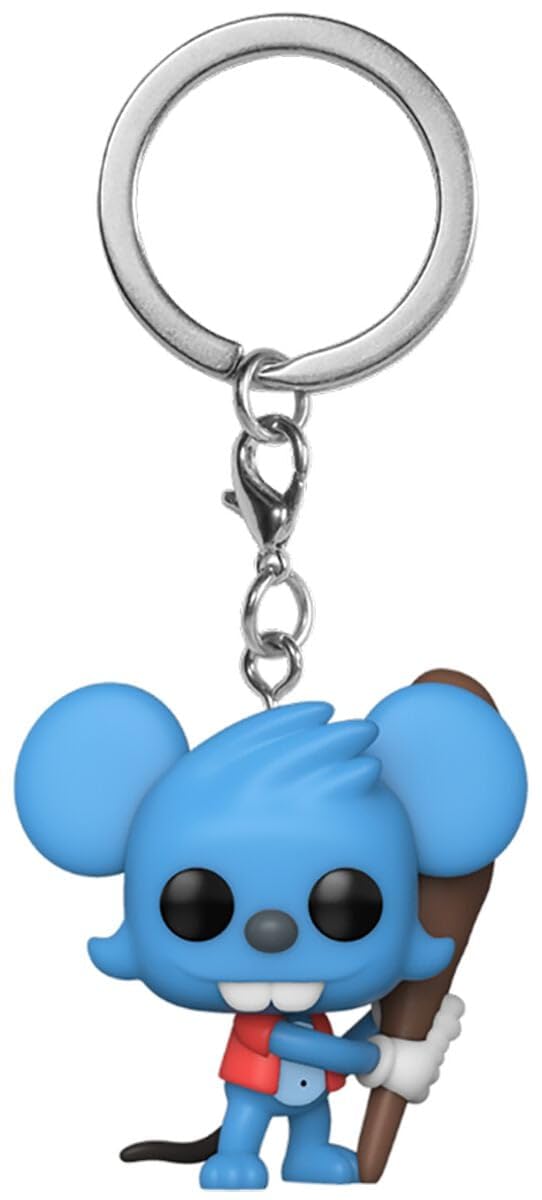 Funko POP! Keychains: the Simpsons-Itchy - Collectable Vinyl Mini Figure Novelty Keyring - Stocking Filler - Gift Idea - Official Merchandise - TV Fans - Minifigure