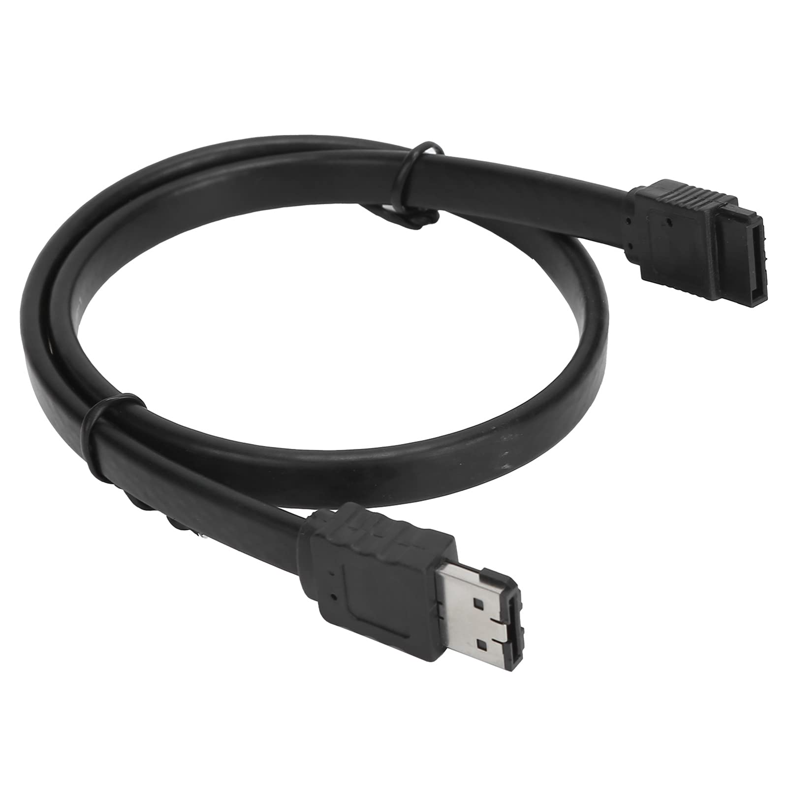 Annadue ESATA Data Cable, ESATA to SATA Male to Male M/M Shielded Extender Cable with Shrapnel for SATA (Serial Port) Hard Drives/SATA Optical Drives and Other Devices(50cm)