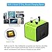 Travel Adapter Worldwide,All in One Universal Travel Power Plug Adapter Wall Charger with Dual USB Charging Ports for USA EU UK AUS Cell Phone Laptop