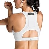 CRZ YOGA Women's High Impact Zipper Front Sports
