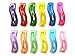 30 Pcs Swirl Rectangular Hair Clip For Toddler Girl Size 40 Mm (Mix Bright and Pastel) 13 Colors