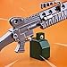 LLAMEVOL Gun Keychain for Men Fort-Nite Scar Guns Toys Heavy Shotgun Model Alloy Metal Assault Rifle Keychain Game Party Supplies Collection Gift for Boys