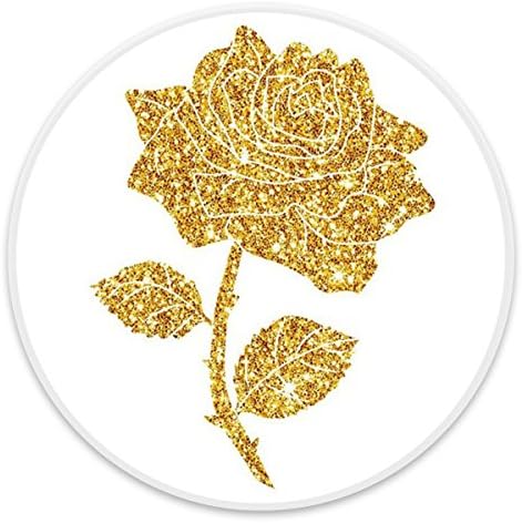 Gold Rose Expanding Stand Pop Grip Mount Holder Sockets for iPhone,Samsung Galaxy,all Cellphones and Tablets
