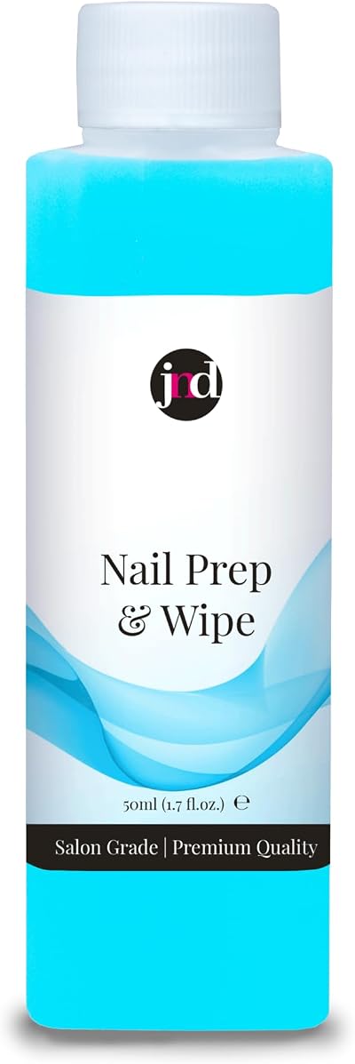 JND Nail Prep & Wipe Sticky Residue Remover 50ml Gel Polish Cleaner