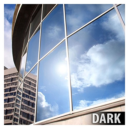BDF EXS15 EXTERIOR Window Film Privacy and Sun Control Silver 15, Dark - 36in X 7ft
