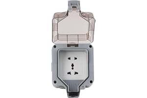 Generic Durable Waterproof IP66 Charging Receptacle Power Outlet for Outdoor Installation (5 Hole)