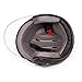 Open Face Motorcycle Helmets Scooter Helmets Flip up Helmets with Shield Matt Black
